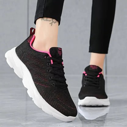 Zapatillas de malla transpirable para mujer